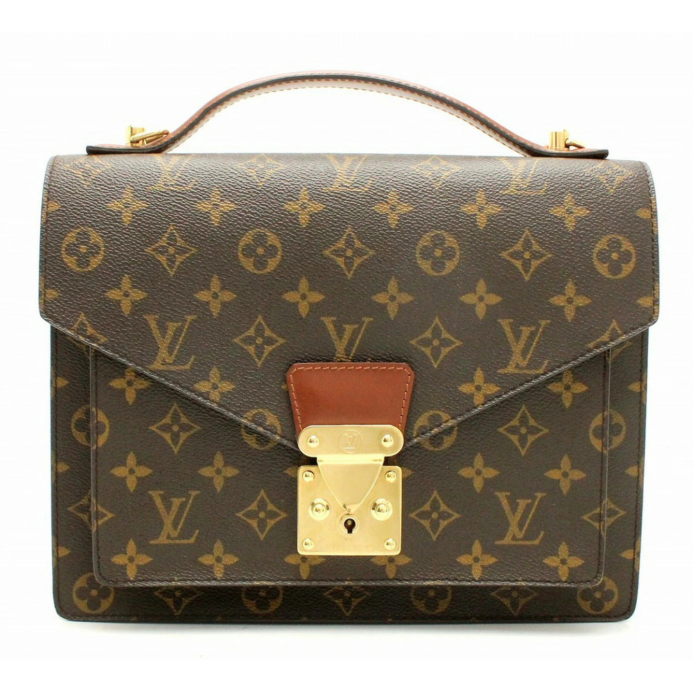 LOUIS VUITTON Monogram Monceau Shoulder Bag Handbag Business